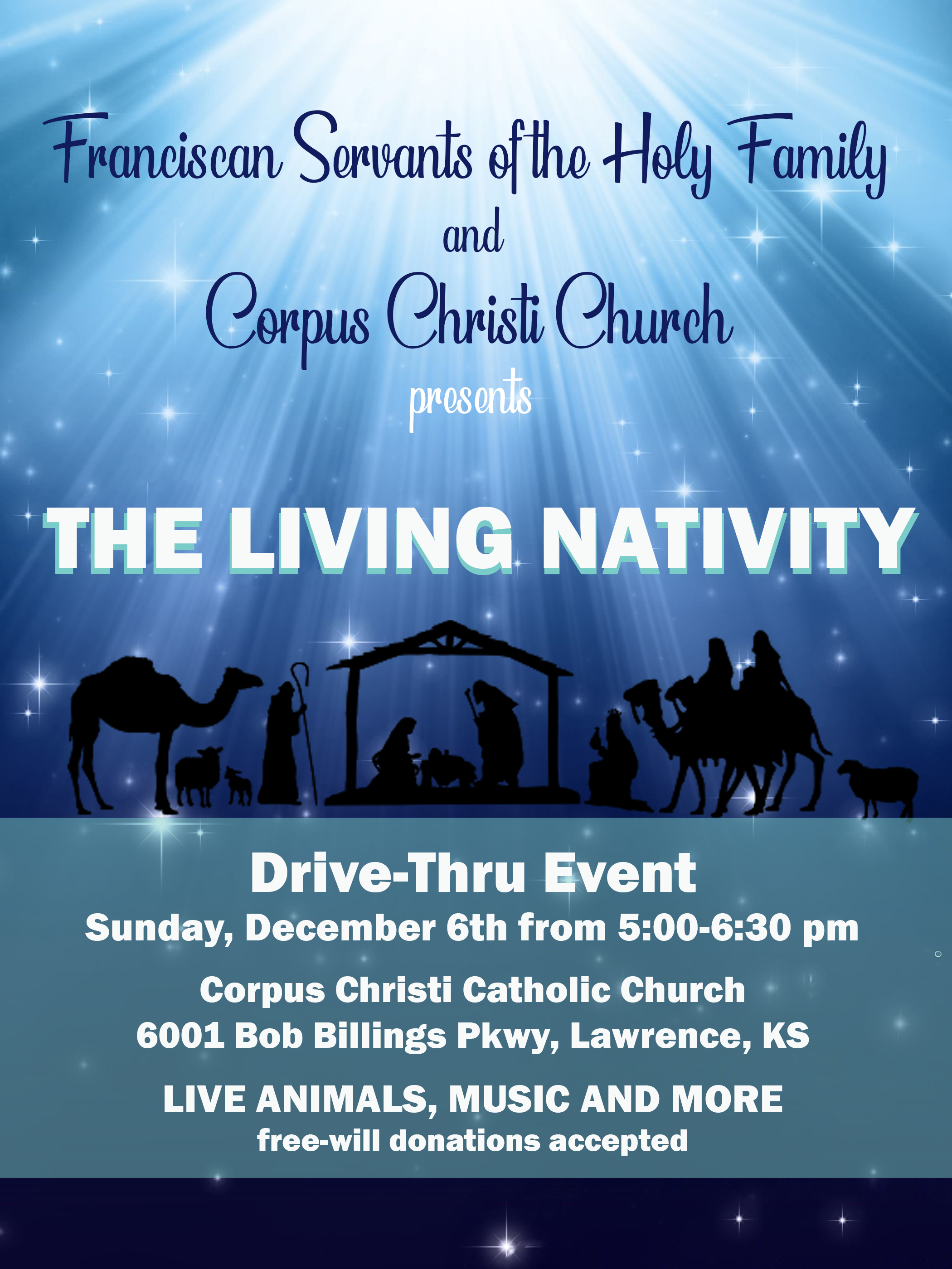 The Living Nativity (1) | Franciscan Servants of the Holy Family